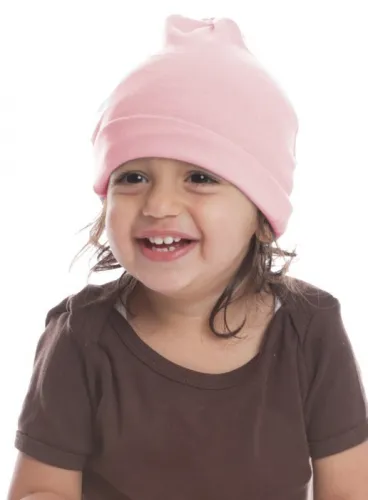 Royal Apparel - 2033ORG-Rose pink - Organic Infant Hat-Rose pink