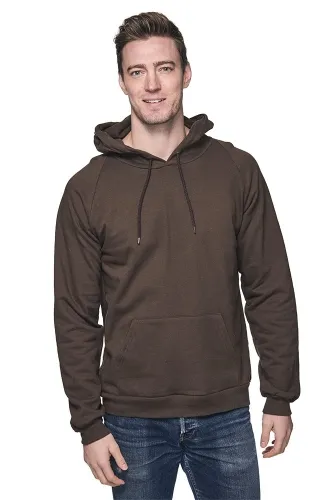 Royal Apparel - From: 21052ORG- BARK To: 21052ORG- MOSS - Unisex Organic Hooded Pullover Sweatshirt Bark