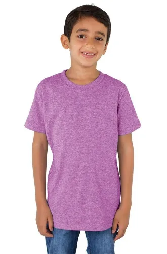Royal Apparel - 32121- Eco tri purple - Eco TriBlend Youth Short Sleeve Tee-Eco tri purple