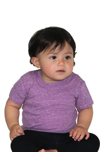 Royal Apparel - 32131-Eco tri purple - Eco TriBlend Infant Short Sleeve Tee-Eco tri purple