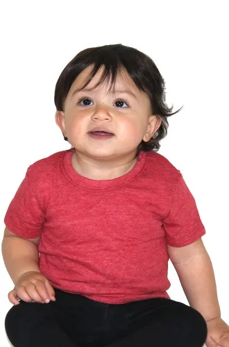 Royal Apparel - 32131-Eco tri rtrue red - Eco TriBlend Infant Short Sleeve Tee-Eco tri rtrue red