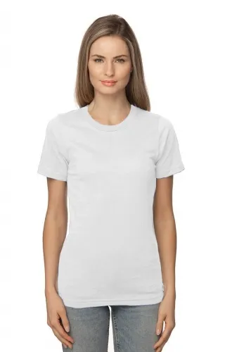 Royal Apparel - 73001-Frost - Womens Viscose Bamboo ORGANIC Cotton Tee-Frost