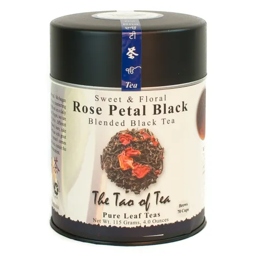 The Tao of Tea - 235819 - Loose Leaf Tins Rose Petal Black