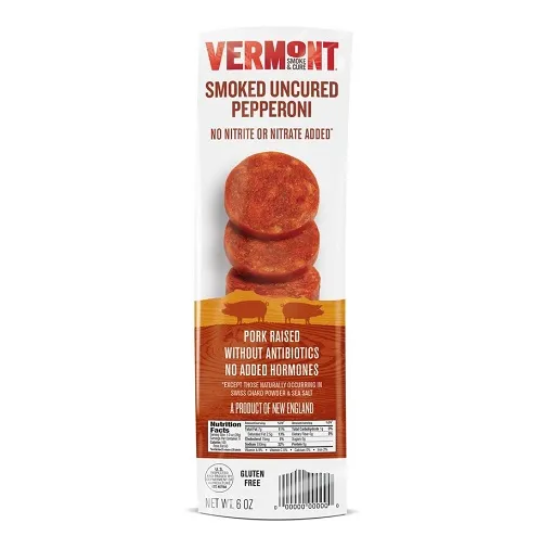 Vermont Smoke & Cure - 231344 - Smoked Meats Uncured Smoked Pepperoni 6 oz.