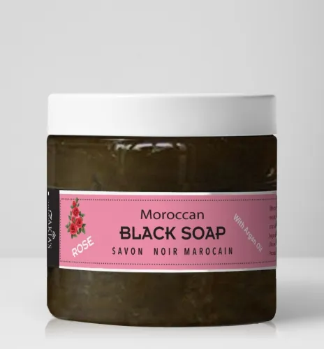 Zakias Morocco - From: SOP_107_16 To: SOP_107_B2 - Moroccan Black Soap With Rose